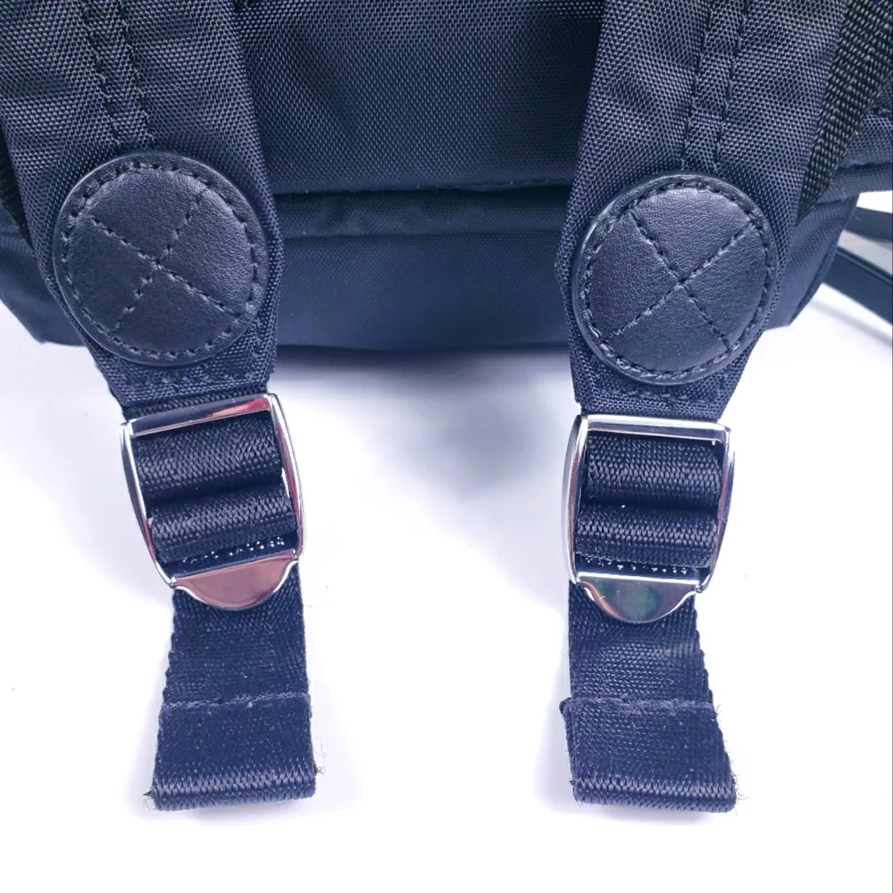 Marc Jacobs Black Backpack - Nylon Unisex Utility School Travel Luggage 13 x 9